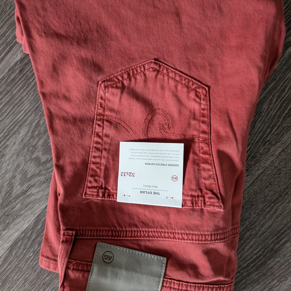 Ag Adriano Goldschmied Men's Red Jeans
